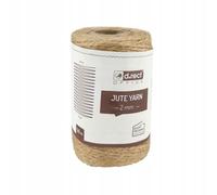 D.RECT 50m de corde de jute naturelle brune Corde de jute | Ficelle d'emballage ruban cadeau corde de bricolage corde de décoration | 2mm d'épaisseur | Pour : Emballage, DIY Artisanat, Fleuristerie, D