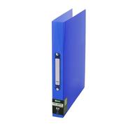 D.RECT A4 Ring Binder 2 Ring 35mm Spine - Durable PP Lever Arch File Folder with Inside Pocket - Blue
