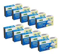 D.RECT Agrafes 10mm - Agrafes pour Agrafeuses de Bureau - Emballage 10000 Pièces, 10 x 1000 Pièce