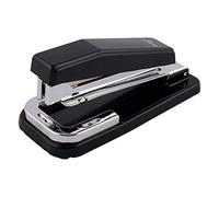 D.RECT | Agrafeuse Rotative 5414 | Agrafeuse Rotative 30 Feuilles | Leitz Petite Agrafeuse de Bureau | Noir |