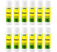 D.RECT Bâton de Colle PVA 12 x 40 g - sans Odeur, Lavable - our Papier, Carton, Photos et Tissu - Application propre et Uniforme