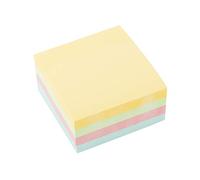 D.RECT | Bloc-notes Autocollant | Bloc-notes Autocollant Compact | 76x76mm 400 feuilles | Pour Coller Sur le Réfrigérateur, le Mur | Super Sticky Notes | pastel