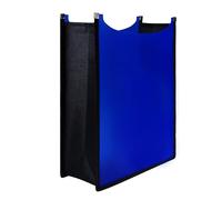 D.RECT Boîte à Cahiers A4 pour Cartable, Ouverte sur le Dessus - Boîte à Cahiers pour Enfants en Plastique pour Cahiers D'école, Livres et Documents, Dossier Solide pour le Sac, Bleu