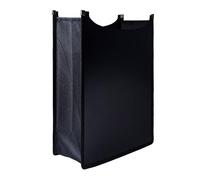 D.RECT Boîte à Cahiers A4 pour Cartable, Ouverte sur le Dessus - Boîte à Cahiers pour Enfants en Plastique pour Cahiers D'école, Livres et Documents - Dossier Solide pour le Sac à Dos, Noir