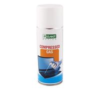D.RECT Bombe Air Sec 400 ml, Sprays Dépoussiérant Matériel Informatique, Depoussierante, Air Comprimé Nettoyage PC, Depoussierant Ordinateur, Spray Nettoyant Clavier/Imprimante/TV, Transparent, 400 ml