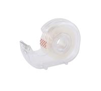 D.RECT Distributeur de Ruban Adhésif de Bureau - Dévidoir de Ruban avec Ruban Adhésif Transparent, Taille 19mm x 33M