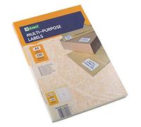 D.RECT | Etiquettes adhésives | Etiquettes universelles (105x57mm sur A4) | Auto-Adhésives Imprimables 100 Feuilles | Paquet 10 Étiquettes | Feuille 1000 pièces | Blanc