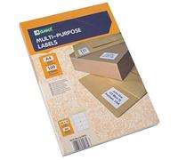 D.RECT | Etiquettes Adhésives | Etiquettes Universelles (105x70mm sur A4) | Auto-Adhésives Imprimables 100 Feuilles | Paquet 8 Étiquettes | Feuille 800 Pièces | Blanc