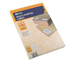 D.RECT | Etiquettes Adhésives | Etiquettes Universelles (55,5x29,7mm sur A4) | Auto-Adhésives Imprimables 100 Feuilles | Paquet 40 Étiquettes | Feuille 4000 Pièces | Blanc