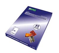 D.RECT Feuilles pour Plastifieuse A5 80mic - Épaisseur 2x80 (160) - Papier Plastifieuse - Laminating Pouches A5 - Feuille a Laminer - Transparent - Film Plastifié Brillant, 100 Feuilles