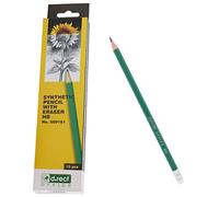 D.RECT HB Lot de 12 crayons à papier synthétiques avec gomme, 12 crayons pré-taillés