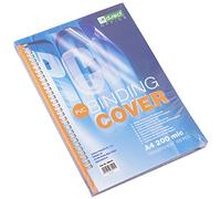 D.RECT Lot de 100 feuilles de couverture en PVC Transparent Format A4 200 microns