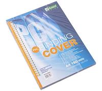 D.RECT Lot de 100 feuilles de couverture en PVC Transparent Format A4 150 microns
