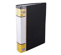 D.RECT Lot de 30 Porte-Documents en Polypropylène | 30 Chemises à Haute Transparence | Etiquette pour Décrire le Contenu sur la Colonne Vertébrale | A4 | Couleur : Bleu