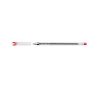 D.RECT Lot de 12 stylos à bille pour une utilisation quotidienne au bureau, à l'école et à la maison, capuchon en plastique avec pointe de la couleur de l'encre, cartouches remplaçables, couleur de