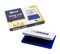 D.RECT Lot de 12 tampons encreur métal taille 11 x 7 cm bleu