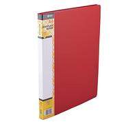 D.RECT Lot de 20 Porte-Documents en Polypropylène | 20 Chemises à Haute Transparence | Etiquette pour Décrire le Contenu sur la Colonne Vertébrale | A4 | Couleur : Rouge