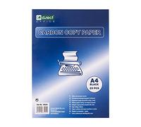 D.RECT - Lot de 25 feuilles de papier carbone - Encre noire - Format A4