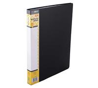D.RECT Lot de 30 Porte-Documents en Polypropylène | 30 Chemises à Haute Transparence | Etiquette pour Décrire le Contenu sur la Colonne Vertébrale | A4 | Couleur : Noir