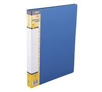 D.RECT Lot de 40 Porte-Documents en Polypropylène | 40 Chemises à Haute Transparence | Etiquette pour Décrire le Contenu sur la Colonne Vertébrale | A4 | Couleur : Bleu