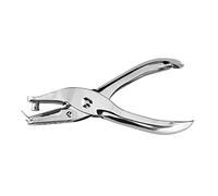 D.RECT Perforatrice Individuel 6 mm - Perforateur Argent, 8 Feuilles - Main Poincon Trou Perforateur de Papier, Perforateur Comme Accessoire de Bureau Idéal pour Classeurs