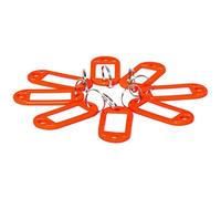 D.RECT Porte Clef Étiquettes en Plastique, Lot de 10 Pièces - Étiquettes Inscriptibles pour Clés avec Boucles - Porte-Clés Personnalisés, Rouge