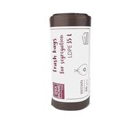 D.RECT Sacs Poubelle 35L, 20 Pièces, Sacs Poubelles pour le Recyclage, Marron