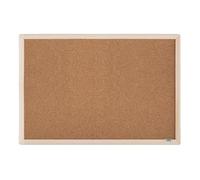 D.RECT Tableau d'affichage en liège 90x120 cm - Cadre en bois naturel - Tableau mémo mural pour bureau ou maison, orientation horizontale ou verticale