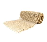 D.RECT Toile de Jute Rouleau Brun 20x500cm - Ruban Jute Naturel pour la Fleuristerie et la Décoration - Rouleau Toile de Jute Les Emballages Cadeaux
