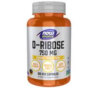 Now Foods D-ribose 750 mg, 120 gélules