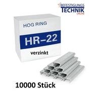 D-RING Agrafe Hog RING SR15 15GA HR22 galvanisé pour pince à anneaux TR201 TR203 RT315 10M KL-85
