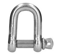 D Ring Anchor Shackle 304 Stainless Steel | Screw Pin Chain Connector for Marine/Lifting/Industrial Use | Weather Protected & High Load Bearing 1600kg (1pcsM20)