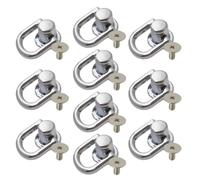 D Rings for Purse - 10 Pieces Rotatable Bag Rivets | Metal Strap Making