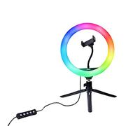 DÖRR Vlogging Kit VL-26 RGB Anneau lumineux LED Nombre de LEDs=130