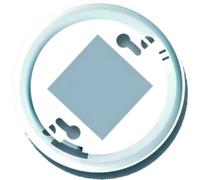 D Secour Klebepads für Rauchmelder KIDDE Q2 / Sensys-2 Pastille adhésive pour détecteur de fumée (l x H) 50 mm x 50 mm