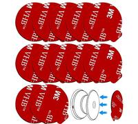 D.Sking Lot de 12 adhésifs de rechange 3M compatibles avec base de montage à douille VHB pour prise en main et support pliables