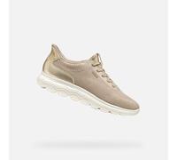 Geox Baskets basses femme D SPHERICA Plus A respirantes ultra-amorties Beige 38