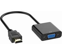 D.Square Adaptateur Hdmi Vers Vga Full Hd 1080P Avec Port Audio 25 Cm, Convertisseur Vidéo Pour Pc, Tv, Ordinateurs Portables, Multi-Moniteurs Et Projecteurs.[Video2534]