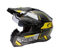 D-SRS Helmet Square V.23 Black/Gray/Neon Yellow XS (53/54 cm)
