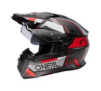 D-SRS Helmet Square V.23 Black/Gray/Red XL (61/62 cm)