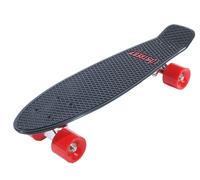 D-Street Polypro Mini Croiseur Enfants Skateboard 23 " Retro-Board Noir/Rouge