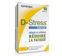 D-STRESS COMPRIMÉS 80 comprimés | Magnésium de 3ème Génération + Taurine + Arginine + Vitamines B | Gère le Stress du Quotidien et Réduit la Fatigue | LABORATOIRE SYNERGIA