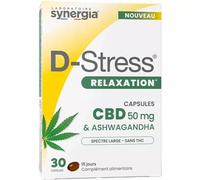 D-Stress Relaxation Cbd 50 Mg 30 Capsules