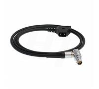 D-Tap Câble d'alimentation Flexible Femelle 4+2 Angle Droit 6 Broches pour Appareil Photo Rouge Epic Scarlet DSMC2 4,9ft