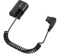D-Tap vers LP-E6NH Batterie Factice,Câble d'Alimentation Spiralé pour Canon R5,R6,R7,R,R5C,5D II/III/IV,6D,7D,60D,70D,80D,90D,XC10,XC15,5DS,5DSR-4252