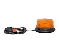 D-TECH Gyrophare LED orange avec aimant, 12/24 V, feu d'avertissement LED ambré, avec câble de 3,6 m, feu d'avertissement LED pour voiture, tracteur, homologation ECE R65 R10, 3 modes clignotants LED