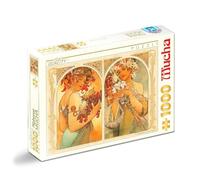 D-Toys Puzzle Alphonse Mucha - Fruit and Flower 1000 pieces