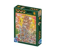 D-Toys Puzzle Cartoon Collection - Tower of Pisa 1000 pieces