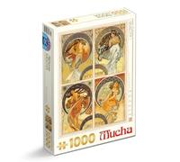 Puzzle 1000 pièces D-Toys Arts Alphonse Mucha E