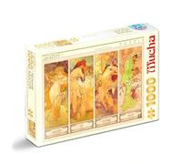 Puzzle 1000 pièces - Alphonse Mucha : Les saisons DToys G